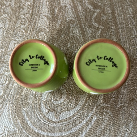 City to Cottage Polka Dot Egg Cups, set of 2 - Picture 4 of 4